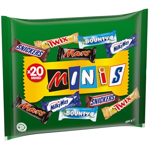 mixed minis beutel mars snickers bounty twix milky way 400g