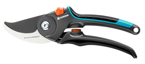gardena baumschere bypass mit integrierter feder, schnitt bis 24 mm, pflanzenschonend