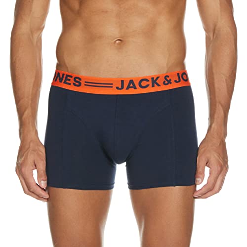 Produktbild: JACK & JONES Herren Boxershorts JACSENSE Mix Color Trunks, Größe S, Blau