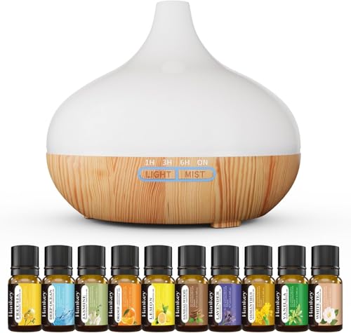 Produktbild: aroma diffuser für ätherische öle 550ml von frau kleine fitness
