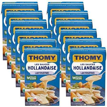 thomy les sauces hollandaise laktosefrei 12er pack 250ml ab 14,44