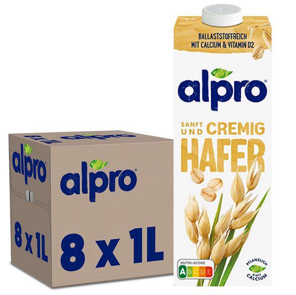 Produktbild: alpro haferdrink 8x 1l günstig ab 10,89 euro 1,36 euro pro packung