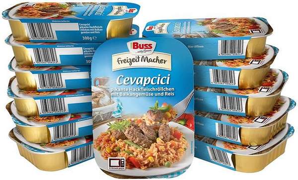 buss cevapcici 12er pack pikant mit balkangemüse 300g für 20,41