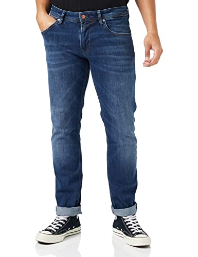 TOM TAILOR Denim Herren Jeans Aeden Straight 31W/32L Mid Stone Wash