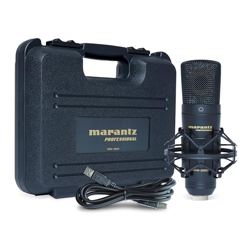 Marantz MPM-2000U Mikrofon mit Transportetui, Schwarz