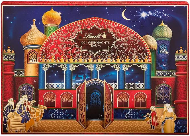 lindt weihnachtskalender 2025 1001 traum adventskalender für 24,99 euro