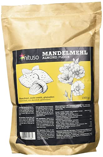 mituso mandelmehl blanchiert naturbelassen 1 kg