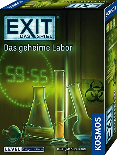 Kosmos EXIT - Das geheime Labor, Escape Room Spiel für 1-4 Spieler ab 12 Jahre