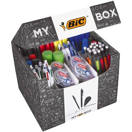 bic my bic box 124-tlg. schreibwaren set für 39,10 statt 65