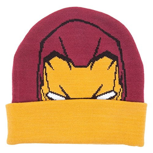 captain america beanie mit strickmuster, kinder, modeaccessoire