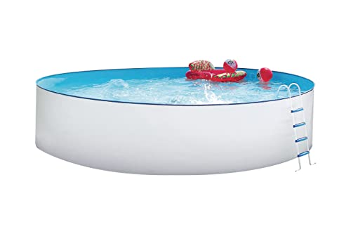 Steinbach Stahlwandpool Nuovo  550 x 120 cm, weiß, 25.600 l Wasserinhalt