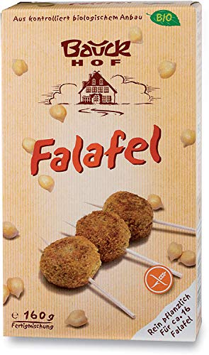 bauck bio falafel 160 g, glutenfrei, vegetarisch, proteinreich