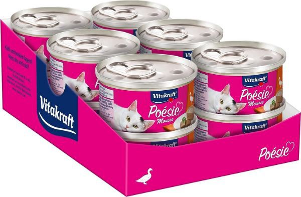 vitakraft posie mousse mit ente 12er pack ab 6,65 euro statt 9 euro