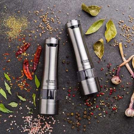 russell hobbs elektrische salz und pfeffermühle 2er set für 15,09