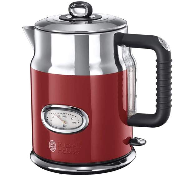 russell hobbs retro wasserkocher rot, 39,99 (statt 60)