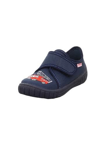 superfit hausschuhe jungen blau rot BILL 8000
