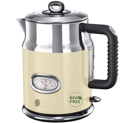 russell hobbs retro ribbon wasserkocher 1,7 l 2400 w für 39,99 statt 54