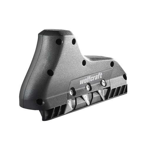 wolfcraft kantenhobel 3-fach für gipskarton 9,5 & 12,5mm mit dreifachklinge