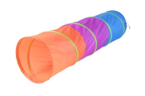 knorrtoys spieltunnel funny bunt 180x45 cm wasserabweisend drinnen draußen
