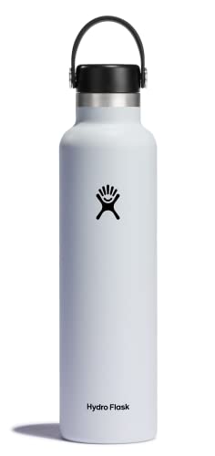 hydro flask trinkflasche 709ml isolierte edelstahl sportflasche auslaufsicher weiß