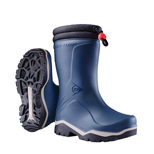 DUNLOP Blizzard Kinder Stiefel K354061 Blau/Schwarz Größe 33 EU