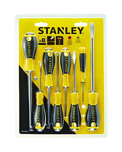 Stanley Tools Set 8 Schraubendreher PH/SL Gelb/Schwarz STA060210