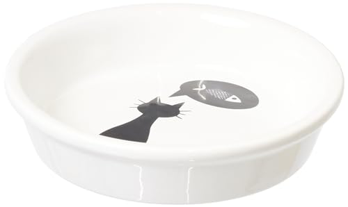 trixie keramiknapf katze 0,25 l 13 cm weiß