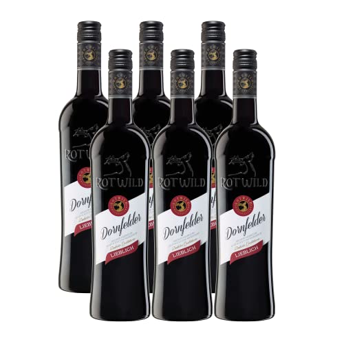 dornfelder lieblich rotwild wein 6 x 0,75 l
