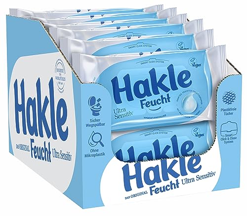 hakle feuchtes toilettenpapier ultra sensibel 504 tücher 12 packs  42