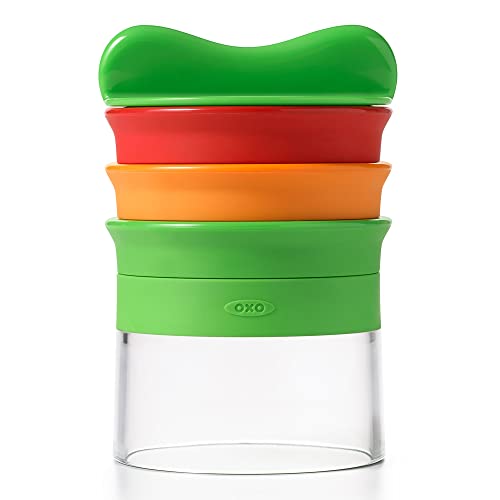 Produktbild: hand-spiralschneider oxo good grips, mehrfarbiger edelstahl, 3 klingen