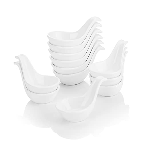 malacasa ramekin schälchen set 6-teilig porzellan dessert schalen 10 cm 170 ml