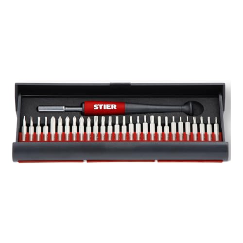 Feinmechaniker schraubendrehersatz 29-tlg stier präzisionsschraubendreher bits torx innensechskant