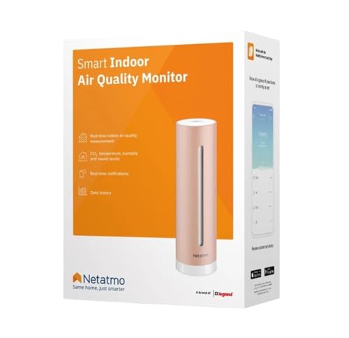 netatmo raumluftsensor innenräume, co2-sensor, temperatur, luftfeuchtigkeit, geräusch