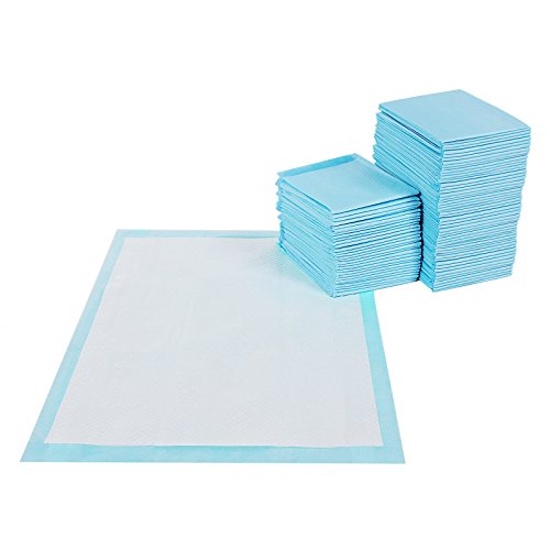 feandrea welpenunterlagen 90 x 60 cm 100 stück blau-weiß hygieneunterlagen hunde katzen
