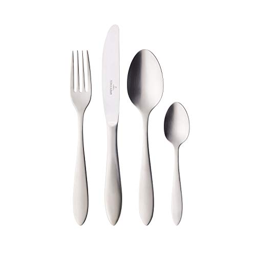 villeroy & boch tafelbesteck 30-teilig arthur gebürstet aus edelstahl