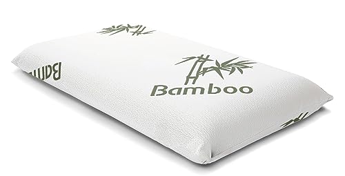 siebenschläfer nackenstützkissen aus viscose gel schaum mit bambusbezug 72 x 42 cm