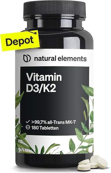 vitamin d3 5000 ie und k2 mk7 180 tabletten k2vital von kappa laborgeprüft