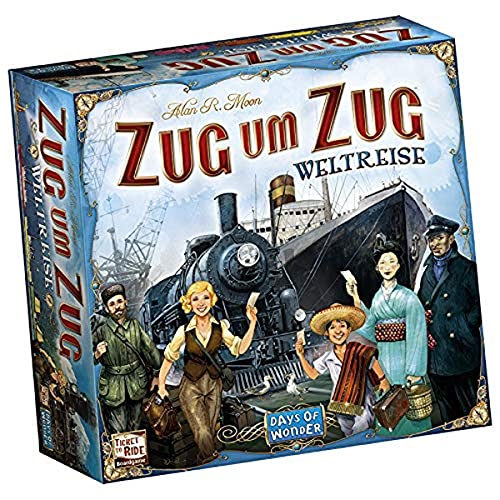 zug um zug weltreise von days of wonder  strategisches brettspiel