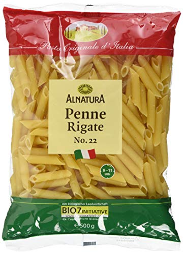 Produktbild: alnatura bio penne rigate pasta 500 g aus kontrolliert ökologischem anbau