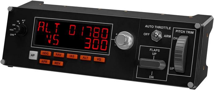 logitech g saitek pro flight autopilot-controller, multi-panel für 64,90