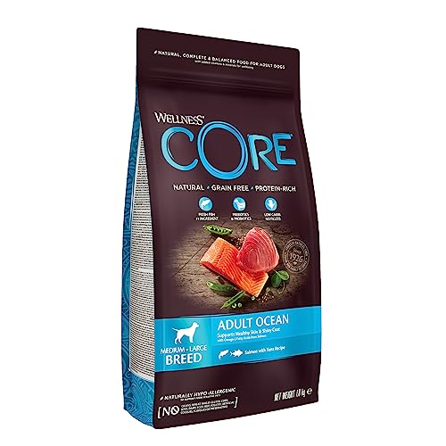 wellness core hundefutter, lachs & thunfisch, ocean, prime-sparabo