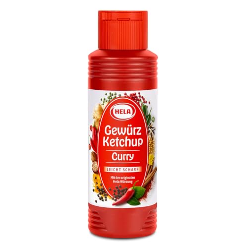 HELA Gewürz Ketchup Curry scharf 300 ml - vegan, ohne Konservierungsstoffe