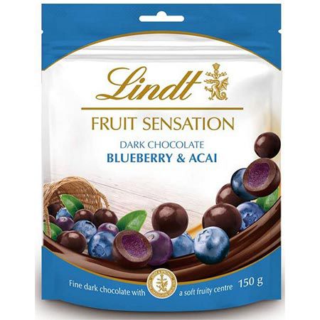 lindt sensation fruit heidelbeere und acai 150g ab 4,46 euro statt 6 euro