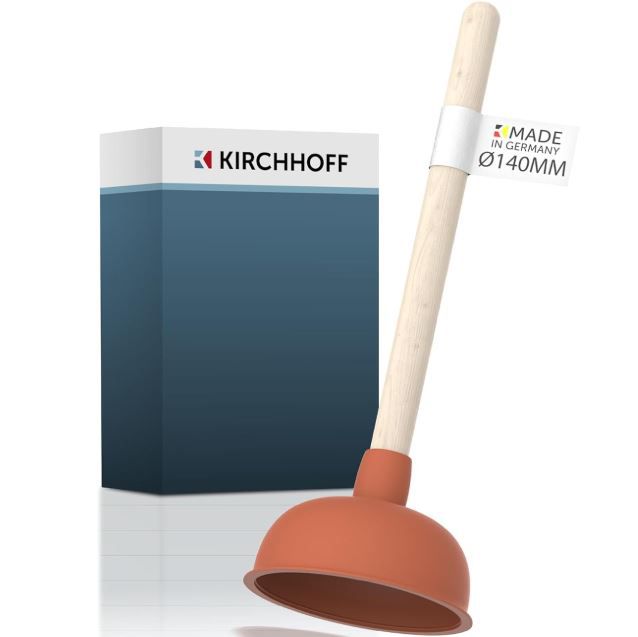 kirchhoff profi-pömpel für 4,49 euro statt 10 euro, hochwertiger abflussreiniger
