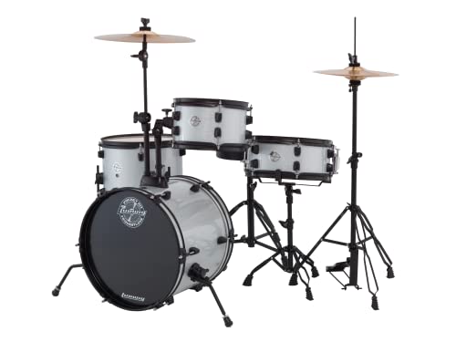 kinder schlagzeug ludwig pocket kit questlove, 4 trommeln, hi-hats, becken, hocker