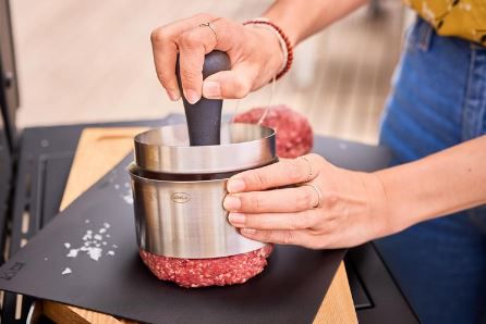 rösle burgerpresse edelstahl 11 cm für hamburger, 14,89 euro (statt 21 euro)