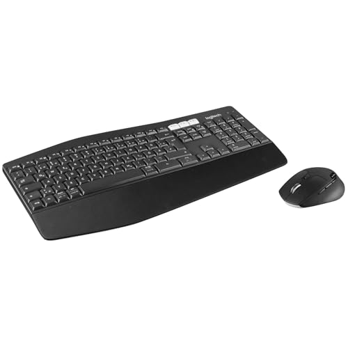 logitech mk850 kabelloses tastatur-maus-set, bluetooth, 2.4 ghz usb-empfänger