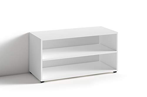 byLIVING TV stand victoria weiß 90 cm breit schrank beistelltisch 90 x 45 x 39 cm