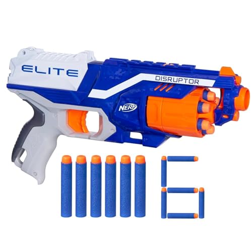 nerf n-strike elite disruptor spielzeugblaster mit trommelmagazin 22,5x32x7,5cm