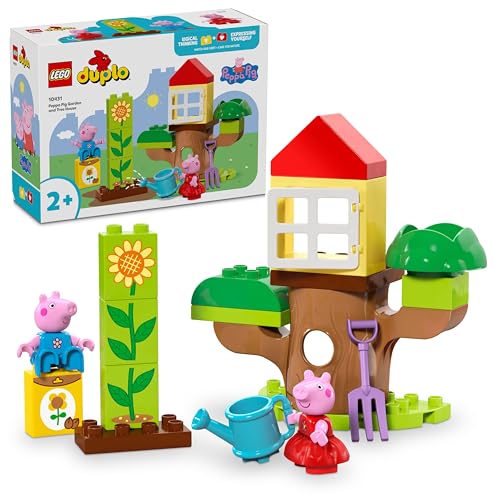 lego duplo peppa wutz garten baumhaus mit figuren für kinder ab 2 jahren